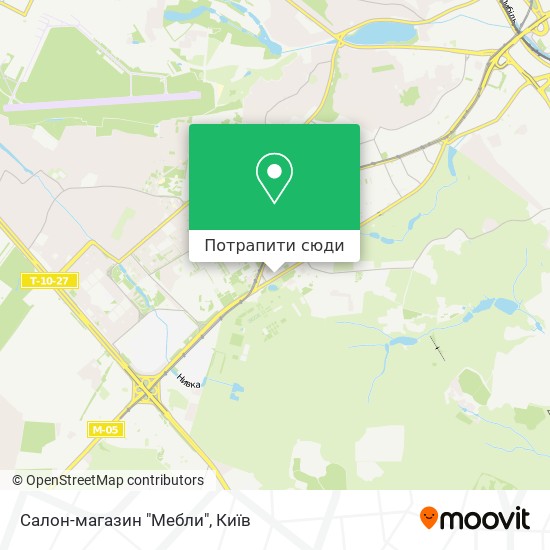 Карта Салон-магазин "Мебли"