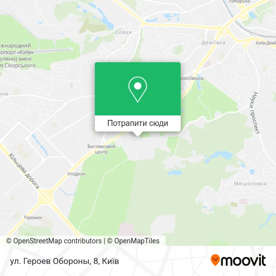 Карта ул. Героев Обороны, 8