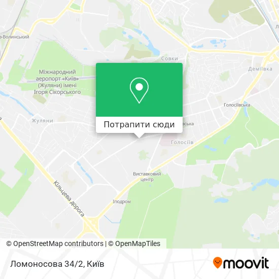 Карта Ломоносова 34/2