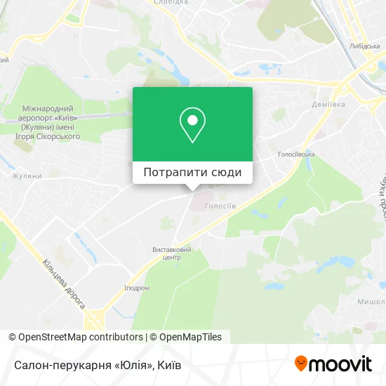 Карта Салон-перукарня «Юлія»