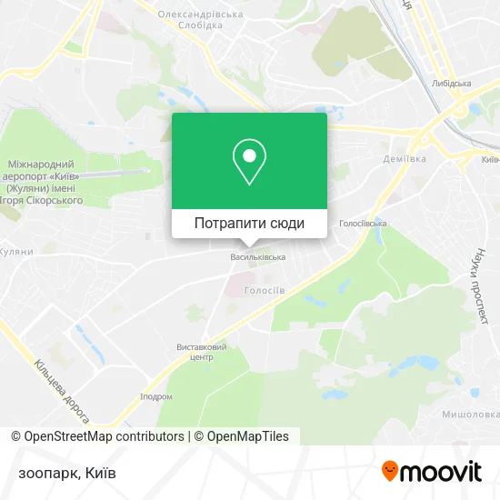 Карта зоопарк