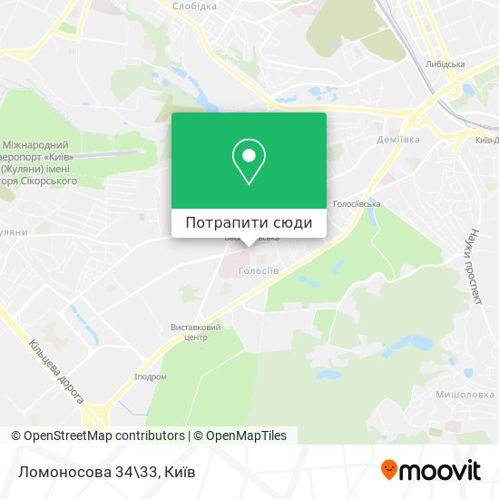 Карта Ломоносова 34\33