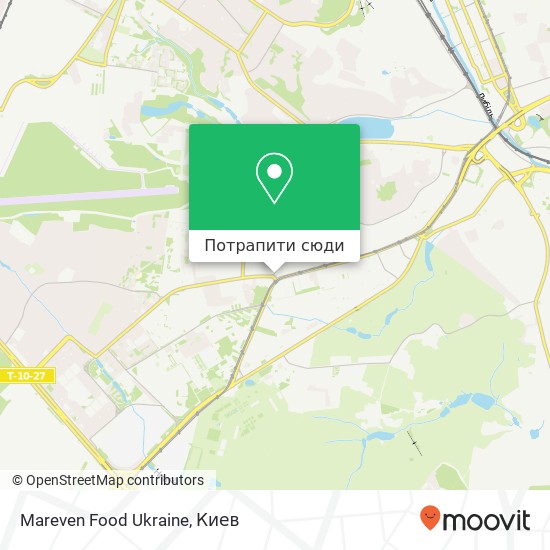 Карта Mareven Food Ukraine