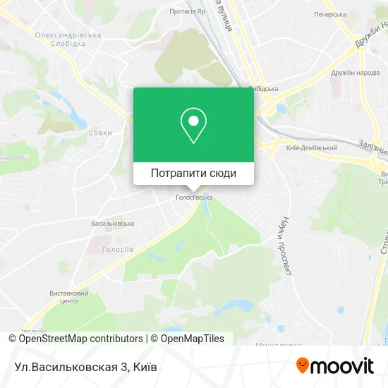 Карта Ул.Васильковская 3