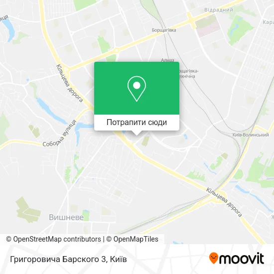 Карта Григоровича Барского 3