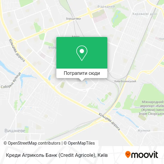 Карта Креди Агриколь Банк (Credit Agricole)