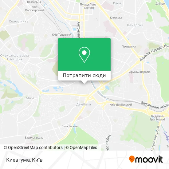 Карта Киевгума