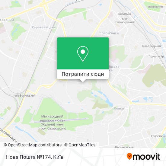 Карта Нова Пошта №174