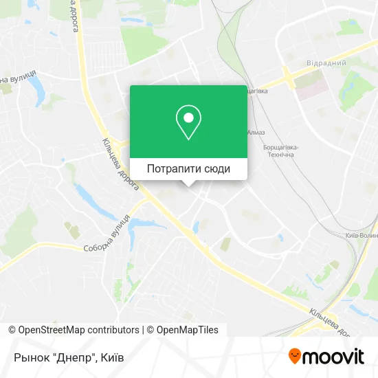 Карта Рынок "Днепр"