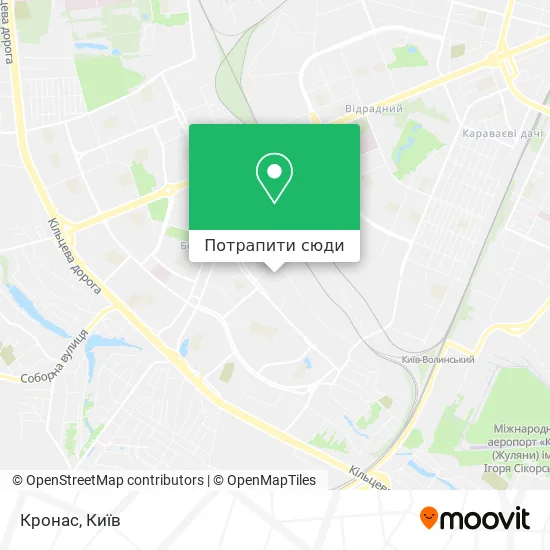 Карта Кронас