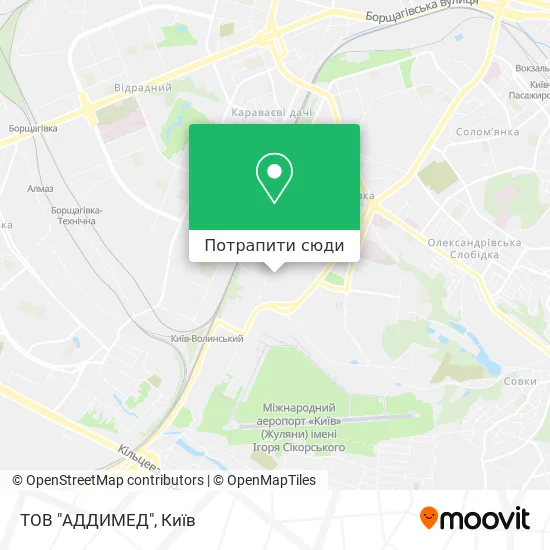 Карта ТОВ "АДДИМЕД"