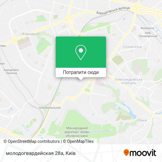 Карта молодогвардейская 28а