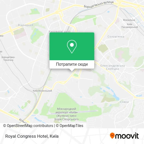 Карта Royal Congress Hotel