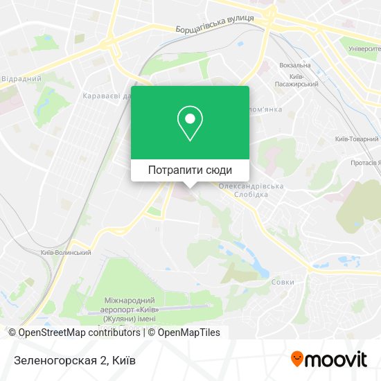 Карта Зеленогорская 2