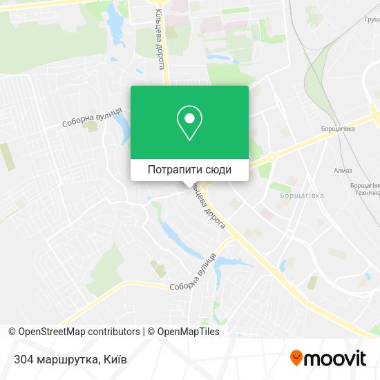 Карта 304 маршрутка