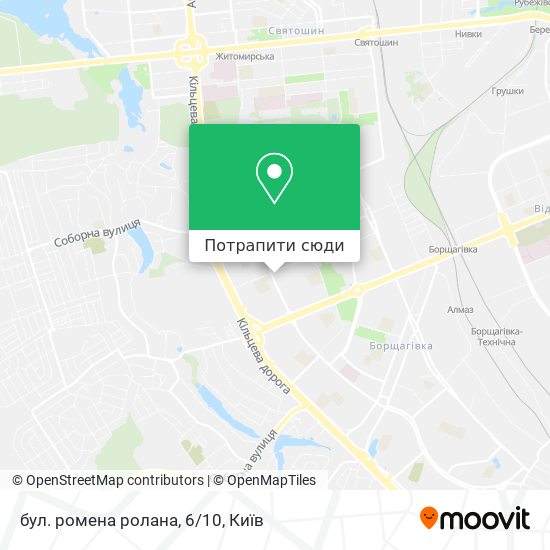 Карта бул. ромена ролана, 6/10