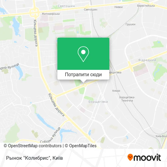 Карта Рынок "Колибрис"