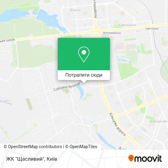 Карта ЖК "Щасливий"