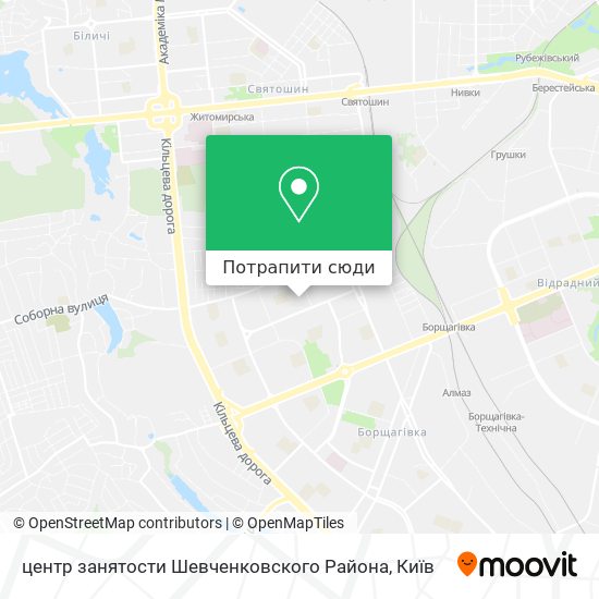 Карта центр занятости Шевченковского Района