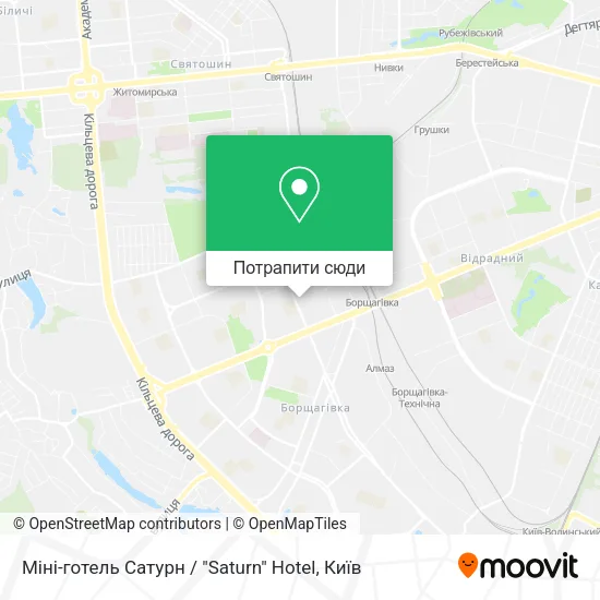 Карта Міні-готель Сатурн / "Saturn" Hotel