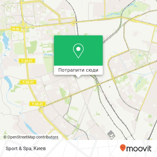 Карта Sport & Spa