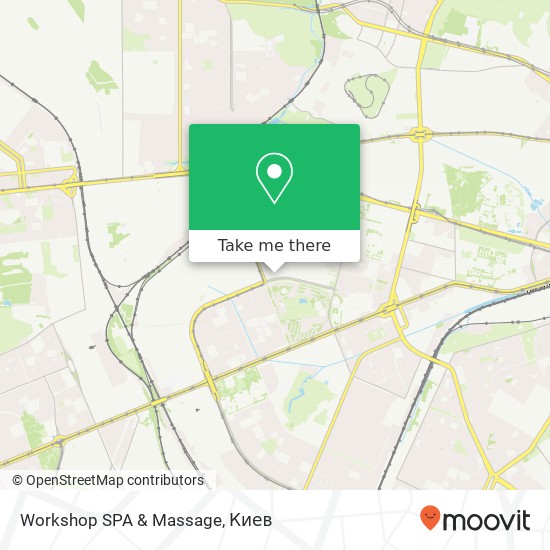 Карта Workshop SPA & Massage