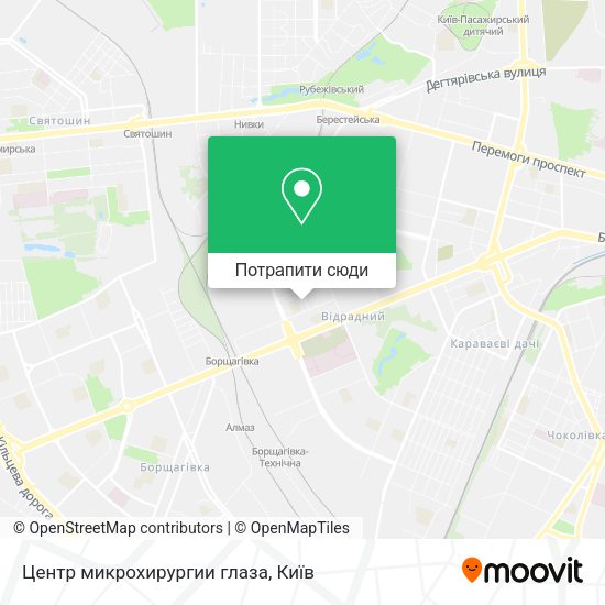 Карта Центр микрохирургии глаза
