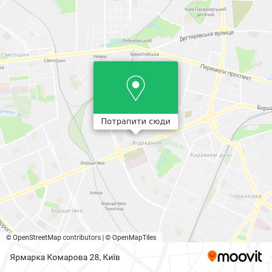 Карта Ярмарка Комарова 28