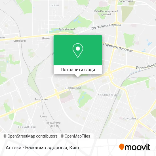 Карта Аптека - Бажаємо здоров'я