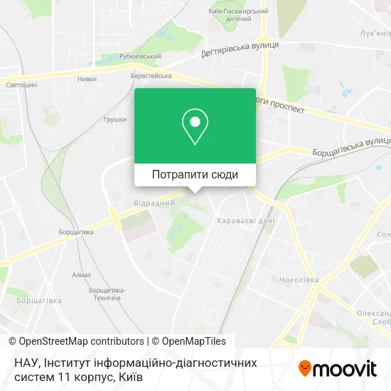 Карта НАУ, Інститут інформаційно-діагностичних систем 11 корпус