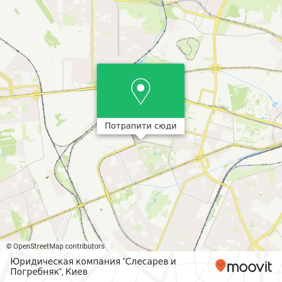 Карта Юридическая компания "Слесарев и Погребняк"