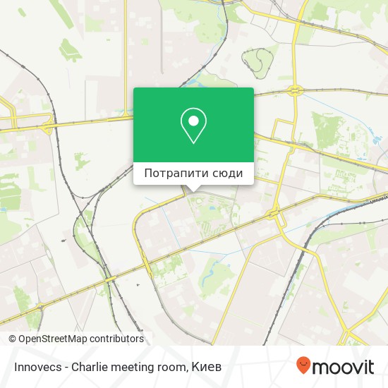 Карта Innovecs - Charlie meeting room
