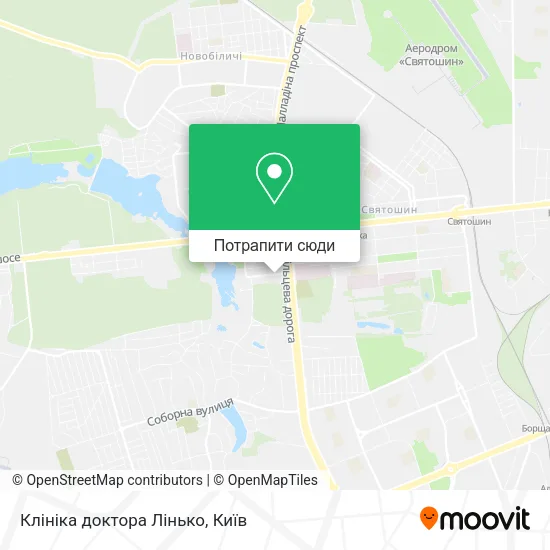 Карта Клініка доктора Лінько