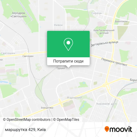 Карта маршрутка 429