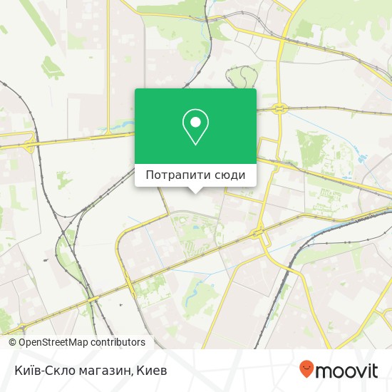 Карта Київ-Скло магазин