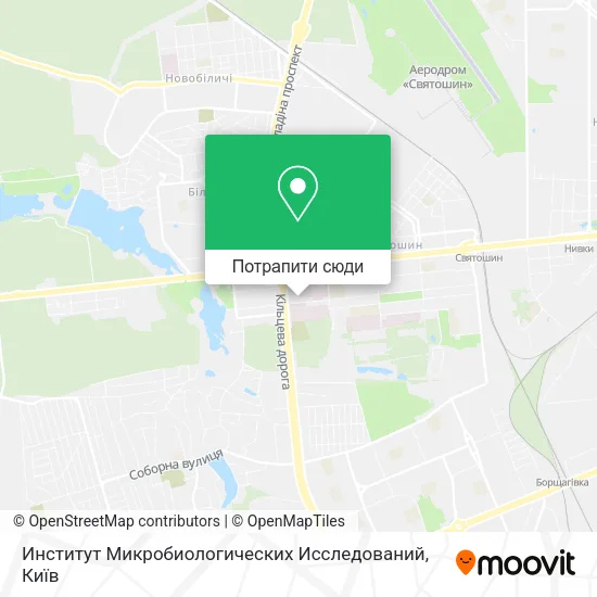Карта Институт Микробиологических Исследований