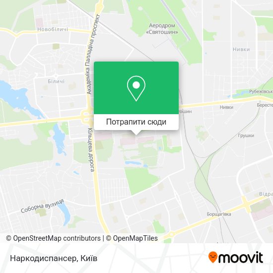 Карта Наркодиспансер