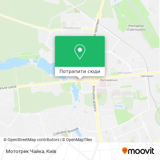 Карта Мототрек Чайка