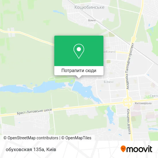 Карта обуховская 135а