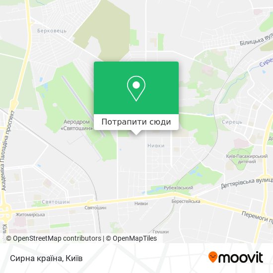 Карта Сирна країна