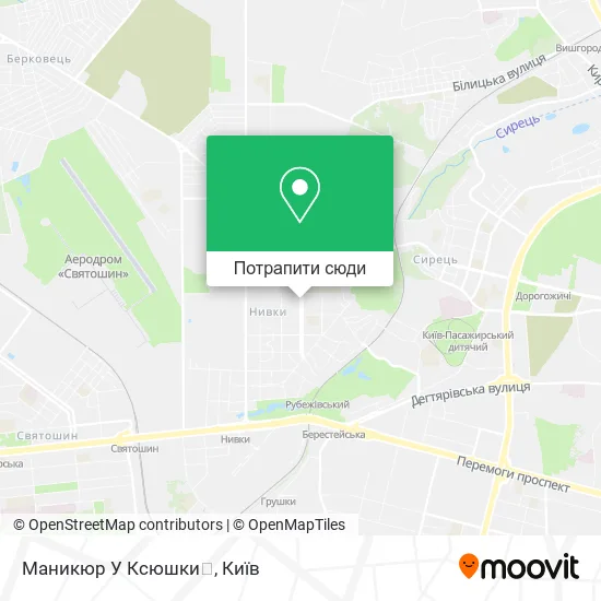 Карта Маникюр У Ксюшки💅