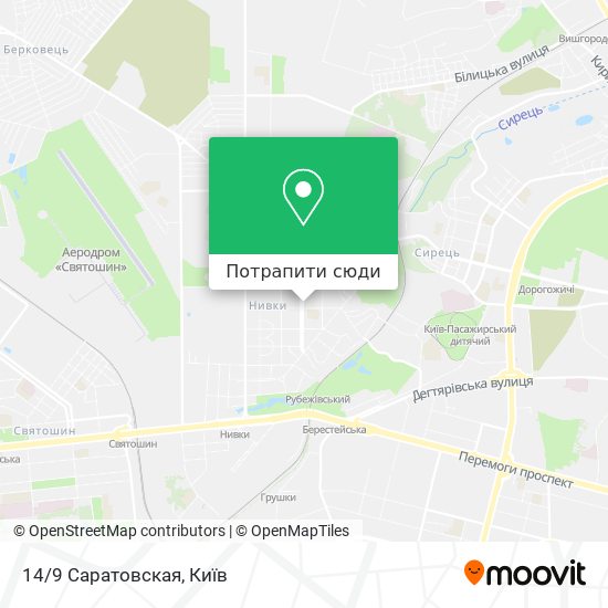 Карта 14/9 Саратовская