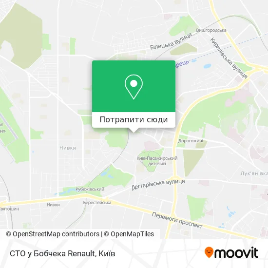 Карта СТО у Бобчека Renault