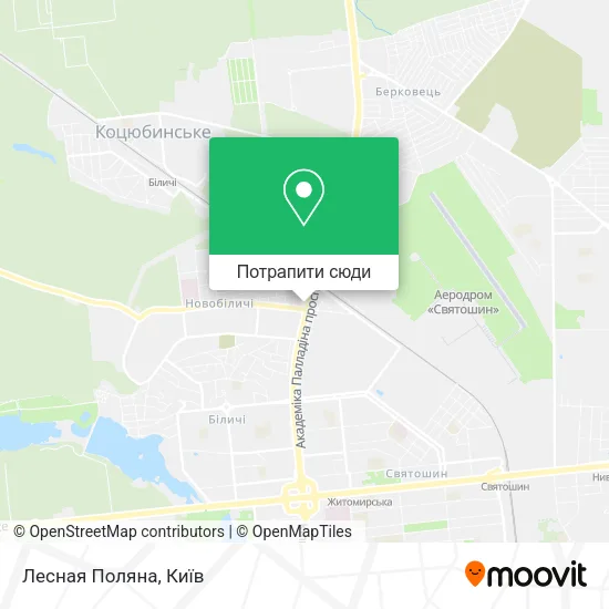 Карта Лесная Поляна
