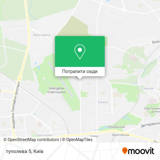 Карта туполева 5