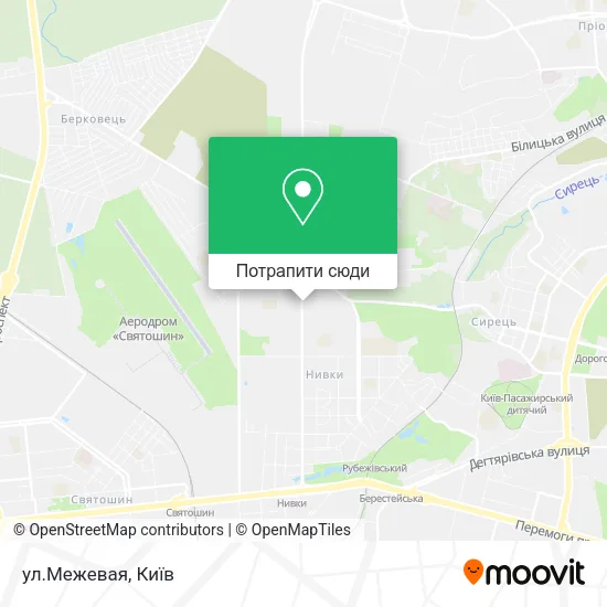 Карта ул.Межевая