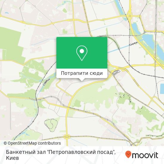 Карта Банкетный зал "Петропавловский посад"