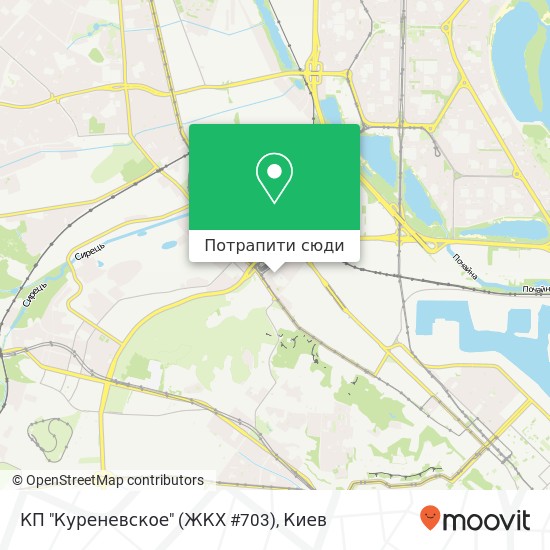 Карта КП "Куреневское" (ЖКХ #703)