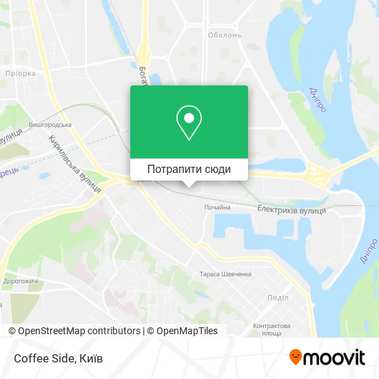 Карта Coffee Side