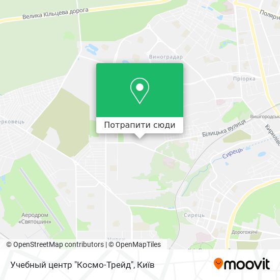 Карта Учебный центр "Космо-Трейд"